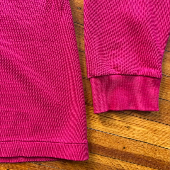 Vintage 80s 90s Red Mock Neck Knit Long Sleeve LL Bean Double L USA ~ Size S - Picture 10 of 10